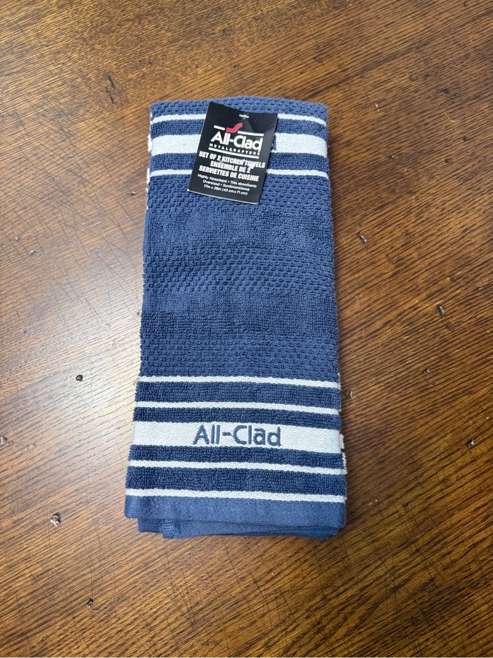 All-Clad Popcorn Texture Cotton Blend Kitchen Towels | 2-Pack | Brand New/NWT